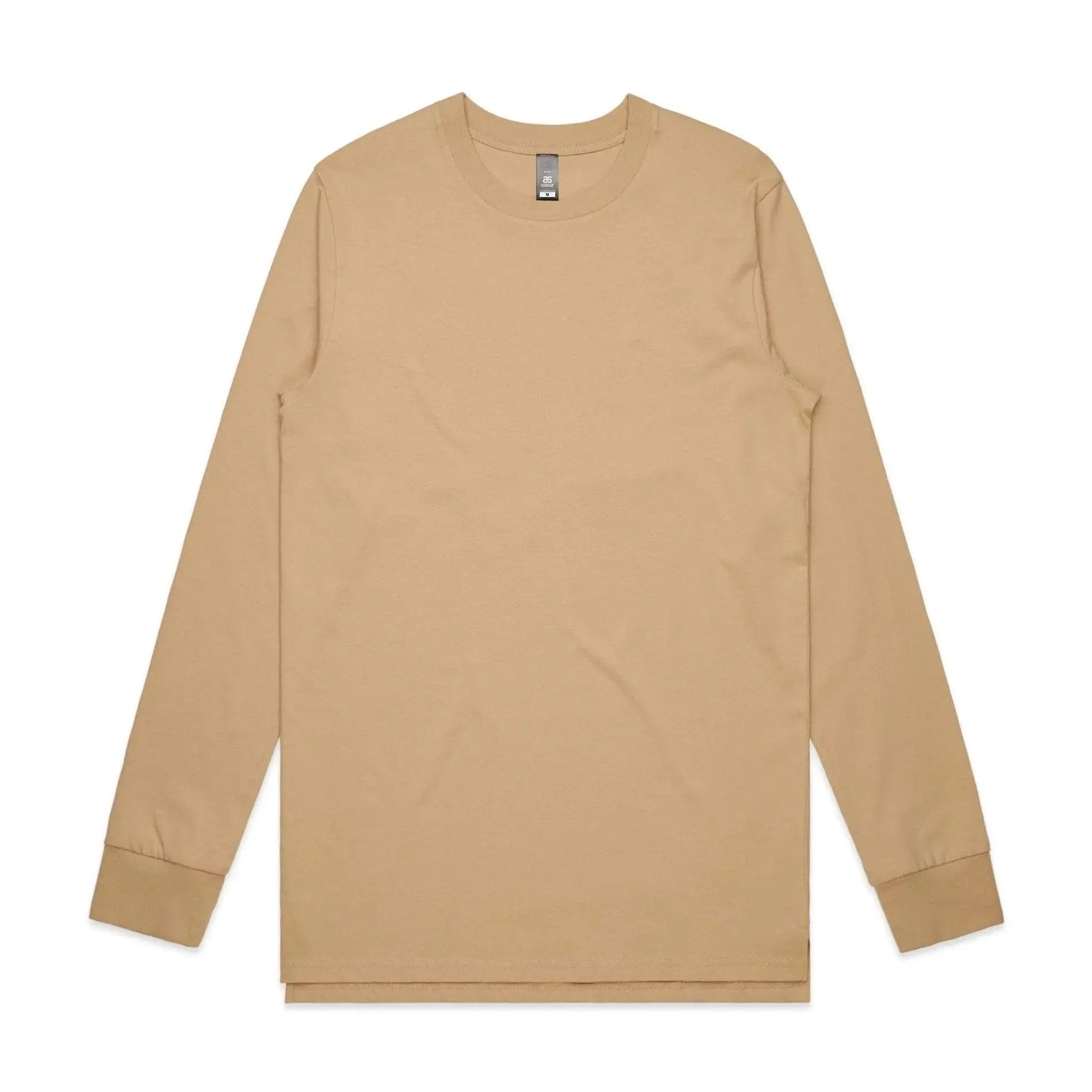 As Colour Men's base L/S tee 5029 Casual Wear As Colour TAN SML